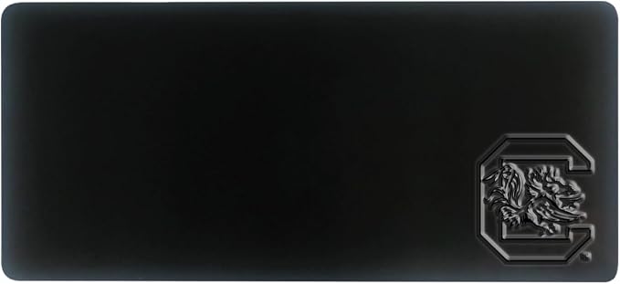 University of South Carolina Alumni Faux Leather Desk Mat, Durable Office Supplies, Non-Slip Base, Responsive Desk Pad with Smooth Surface, Black