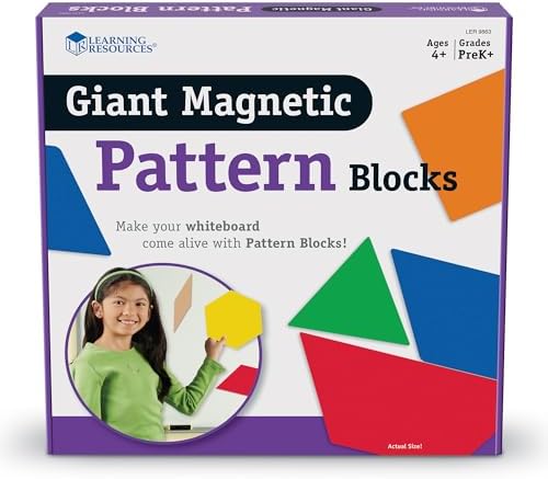 Learning Resources Giant Magnetic Pattern Blocks