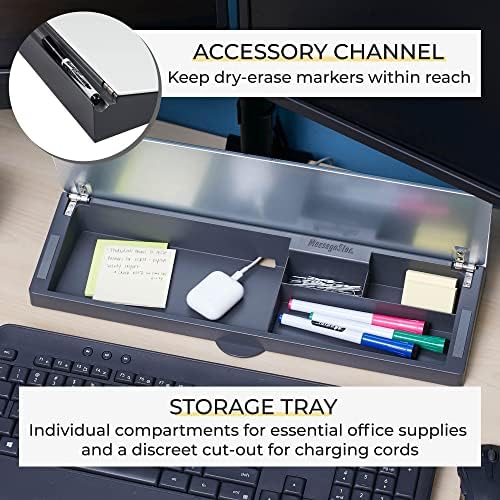ECR4Kids MessageStor Dry-Erase Keyboard Write and Store, Desk Organization, Assorted