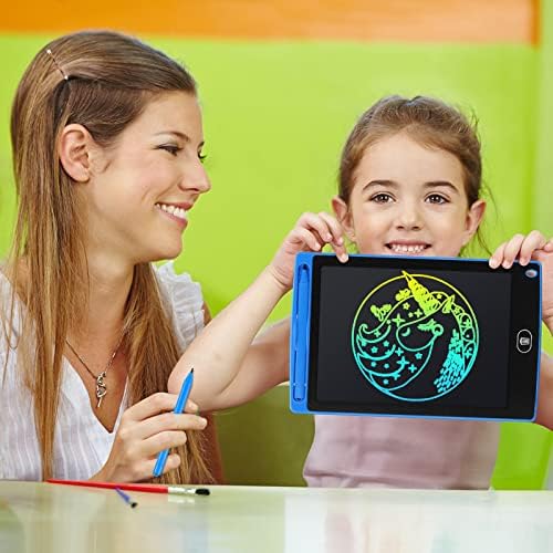 Zhehao 24 Pcs LCD Writing Tablet Kids Board, Classic Color, Round Style