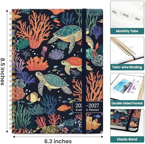 Planner 2026-2027, Monthly & Weekly Jul 2026-Jun 2027 Planner Calendar