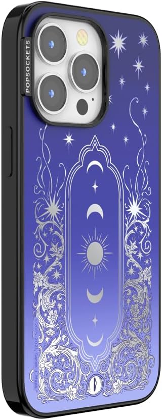 PopSockets iPhone 13 Pro Phone Case with MagSafe, Wireless Charging Compatible, Bookish - Mirror Curse Breaker