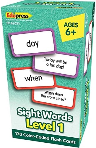 Teacher Created Resources Sight Words Flash Cards - Level 1 (EP62031)