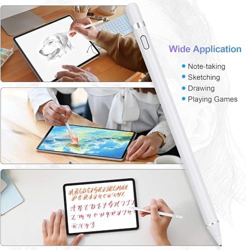 Active Stylus Pen Digital Capacitive Compatible with OnePlus Pad 1/2/3, Pad 1/2 Pro, Touch Rechargeable Palm Rejection