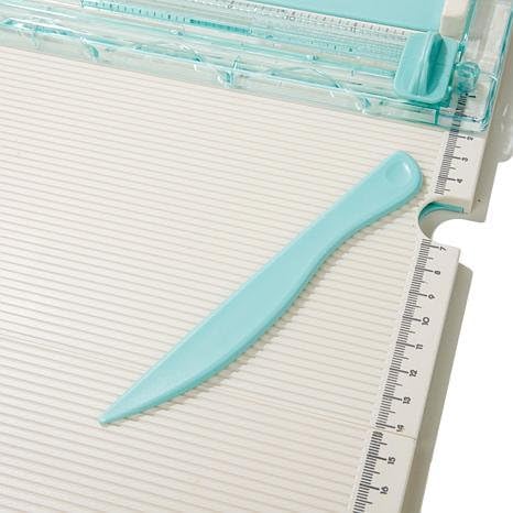 We R Memory Keepers Scoring Board for Paper Folding, Scrapbooking, Crafting, Trimming, Cutting, Crease Score Board Bundle with Super Sticky Tape (With Extra Blades)