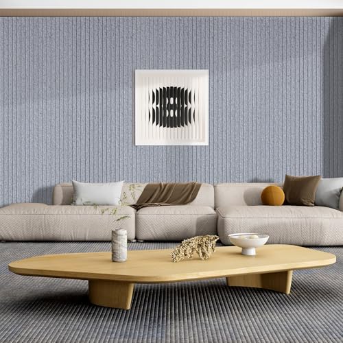 TO-TH Acoustic Wall Panels Large Noise Deadening Panel 10 Pack, Silver Gray