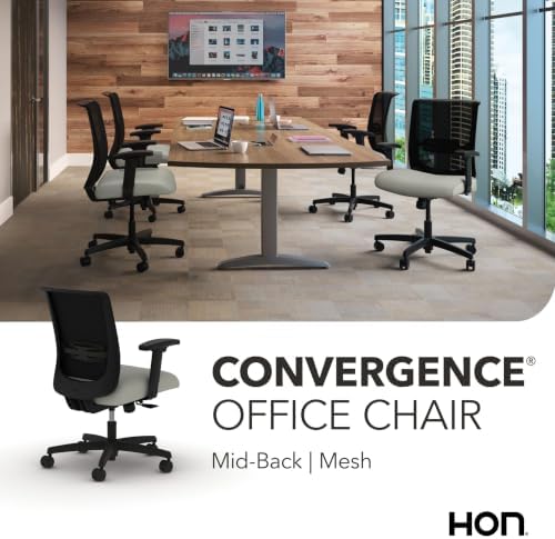 HON Convergence Ergonomic Office Chair, Office Desk Computer Chair, Fog