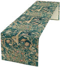 William Morris Floral Table Runner, Vintage Flowers Botanical Printed Table Runner for Home Kitchen Dining Table Decoration,13x108 Inch