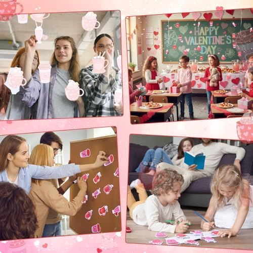 48 Pads 1440 Sheets Valentines Day Sticky Notes Heart Note Pad Self Adhesive Memo Pads Teachers Appreciation Gifts Cute Gifts