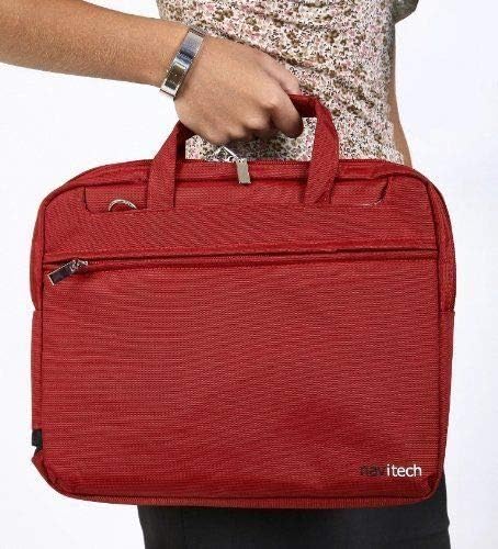 Navitech Red Graphics Tablet Case/Bag Compatible With Boogie Board Jot 8.5 LCD Writing Tablet