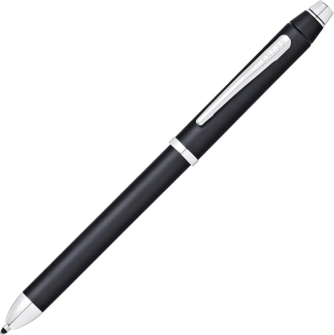 Cross Tech3+ Satin Black Multifunction Pen, Black Ink, Corporate Gift