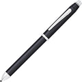 Cross Tech3+ Satin Black Multifunction Pen, Black Ink, Corporate Gift