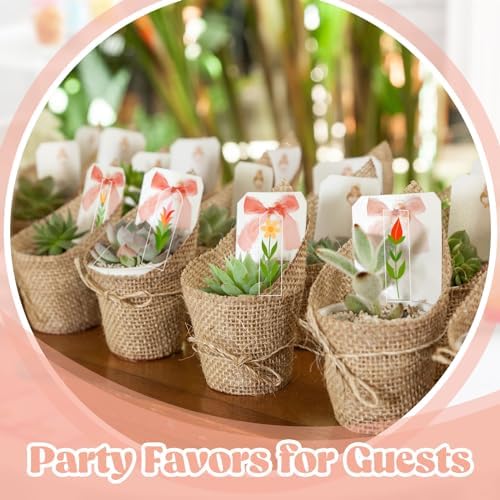 Yeaqee 100 Pcs Clear Acrylic Bookmark Blanks with Ribbon