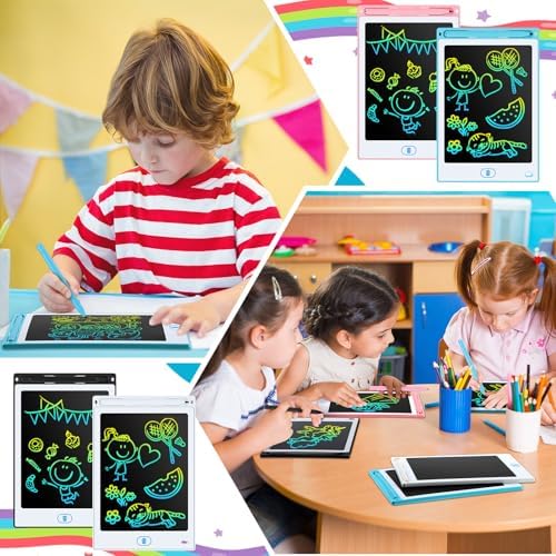 Tinlade 12 Pack LCD Writing Tablet for Kids, 8.5 Inch Drawing Pad