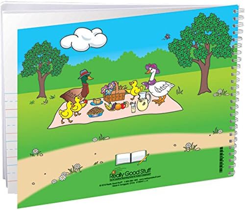 Really Good Stuff Spiral Landscape Draw & Write Journals, Set of 6