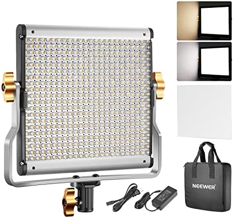 NEEWER Dimmable Bi Color LED with U Bracket Professional Video Light