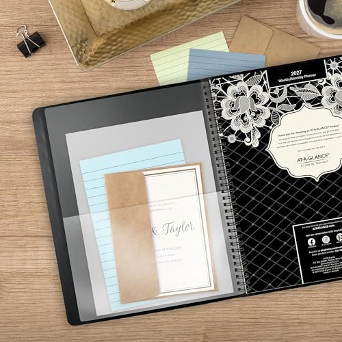 AT-A-GLANCE 2027 Appointment Book Planner, Weekly & Monthly, 13-Month Jan-Jan, 8.5" x 11", Hourly, Lacey (541-905-27)