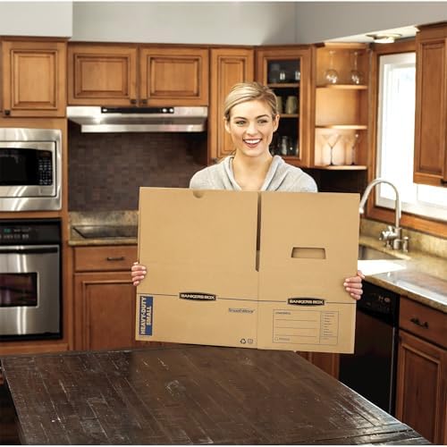 Bankers Box 8-Pack Small Heavy-Duty Moving Boxes
