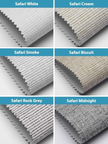 SmartWings Motorized Smart Roller Shades, 100% Blackout Samples
