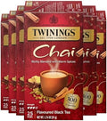 Twinings Chai Spiced Black Tea Bags, 25 CT Box (6 Pack)