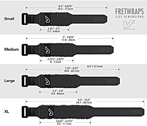Gruv Gear Fret Wrap & Guitar Mute, Fretwrap for Acoustic, Electric & Bass | String Dampener Recording, Tapping & Practice Accessory (1 Pack, Medium Pink, Fits 5 String Bass, 7 String Guitar)
