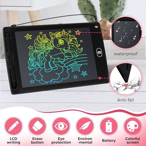 Zhehao 32 Pcs LCD Writing Tablet for Kids 8.5" Erasable Doodle Board