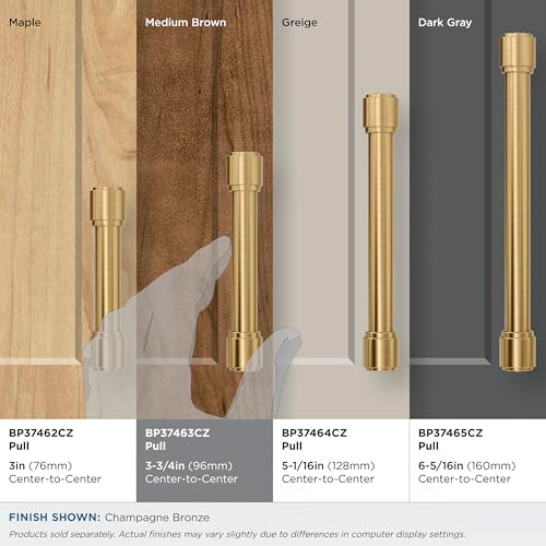 Amerock 3-3/4" Faircrest Champagne Bronze Drawer Pull