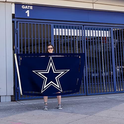 NFL Rico Industries Standard 3' x 5' Banner Flag Single Sided - Indoor or Outdoor - Home Décor