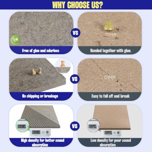 48" x 36" Large Cork Board Alternative&Felt Bulletin Board, Deep Camel