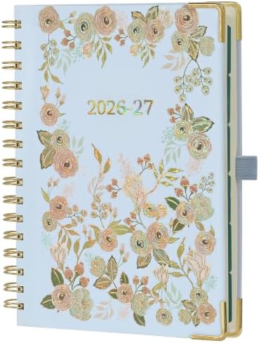BEZEND Planner 2026-2027 Weekly and Monthly, Hourly Timeslot (A5-6"x8.5")