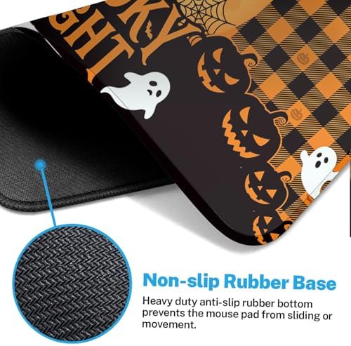 Britimes Large Mouse Pad, Mouse Pad, 31.5 x 15.7 Inch, Halloween Checkered
