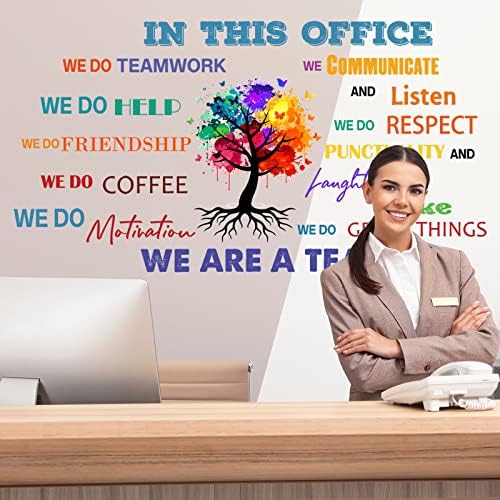 Chinco Office Decorations for Work, Teamwork Motivational Quotes Stickers