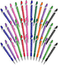 Qingxily Custom Pens Bulk - Up to 300 Personalized Stylus Ballpoint Pens With Free Engraving - Customized With Your Name, Text, Message for Business, Graduation, Anniversaries - Colorful 36 Pcs