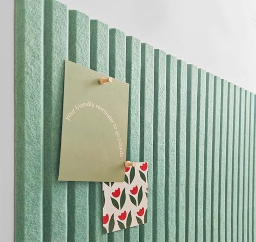 Large Felt Bulletin Board 48" x 24", Jade Green