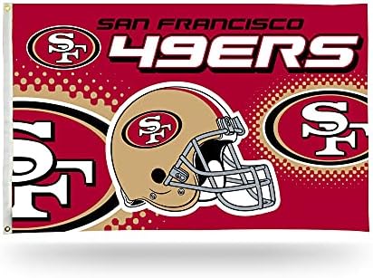 NFL Rico Industries Standard 3' x 5' Banner Flag Single Sided - Indoor or Outdoor - Home Décor