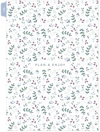 Filofax Calendar Diary Refill, A5 Size, Week-to-View, Garden Minimal Diary Pack, Multilingual: Five Languages, 2026 (C68592-26)