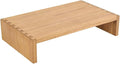 KIRIGEN Wood Monitor Stand Riser for Desk, 15.39 Inch, Natural 39-NA