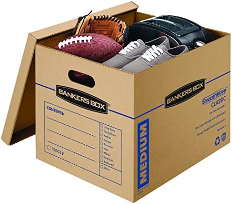 Bankers Box 20-Pack Medium Classic Moving Boxes with Reinforced Handles
