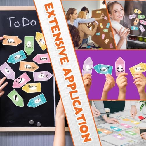 Back to School Sticky Notes Pastel Crayon Classroom Decor Supplies