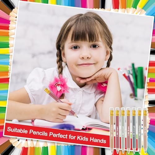 70Pcs Inspirational Golf Pencils Calming Corner Theme 4 inch Short Woodden Pen-cils for Boys, Girls, Students and Teachers Office Supplie Back to School Gift