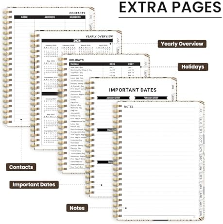 ZOTIA Planner 2026-2027 Weekly & Monthly Calendar Planner Jul 2026-Jun 2027