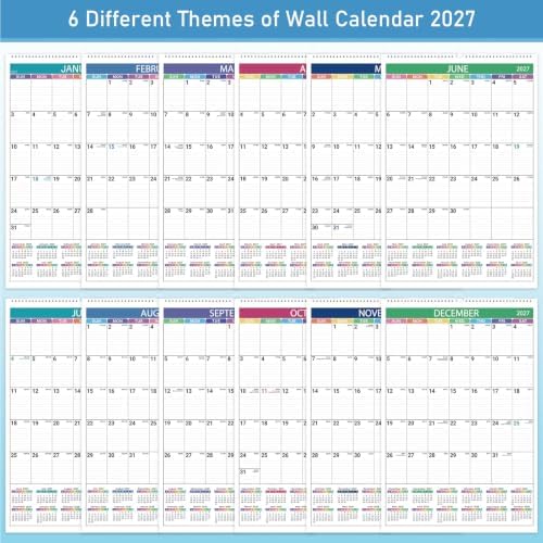 2027 Wall Calendar - Large Wall Calendar 2027, Jan. 2027 - Dec. 2027