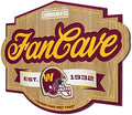 YouTheFan NFL Washington Commanders Fan Cave Sign for Office, Team Colors