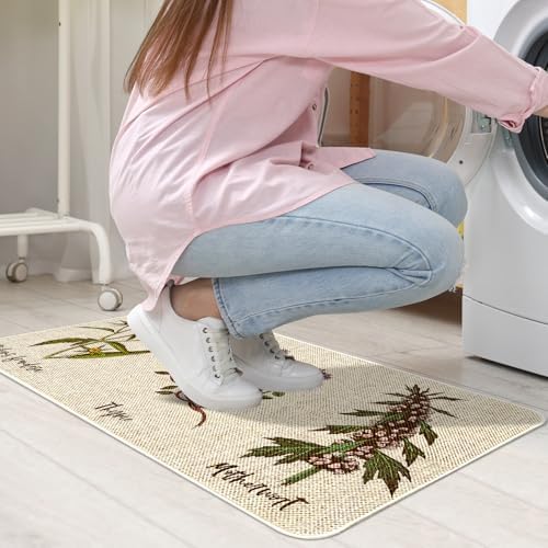 Kitchen Rugs and Mats,Washable Non-Slip Floor Mats Door Mat