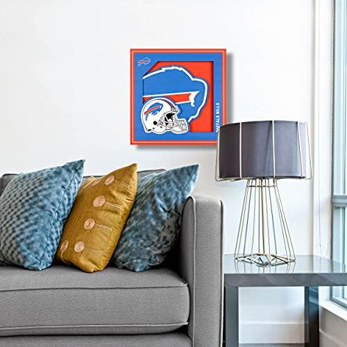 YouTheFan NFL Buffalo Bills 3D Logo Series Wall Art
