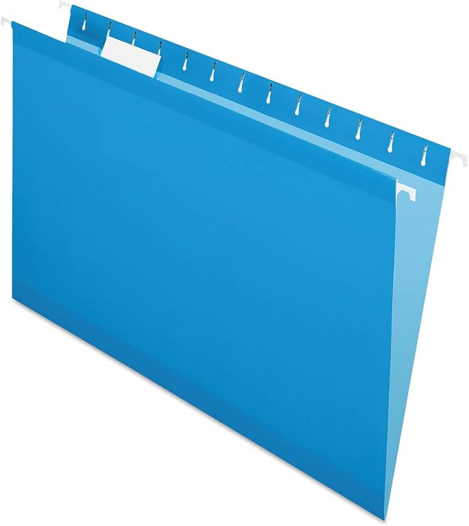 Pendaflex Hanging File Folders, Legal Size, Blue (PFX415315BLU) (Pack of 10)