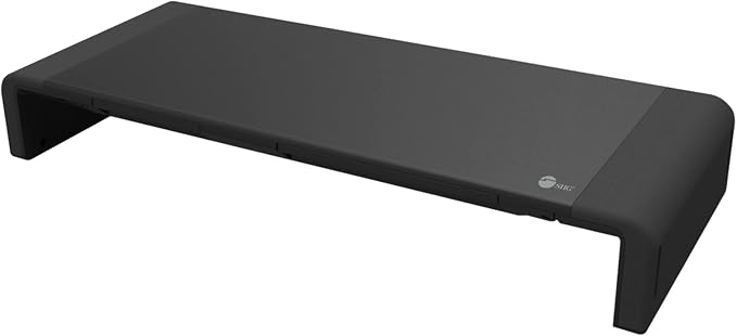 SIIG Foldable Aluminum Laptop Stand, CE-MT2P12-S1 | Raise a 16.5"-20.5" laptop for a more comfortable viewing and typing position; foldable aluminum and height adjustment.