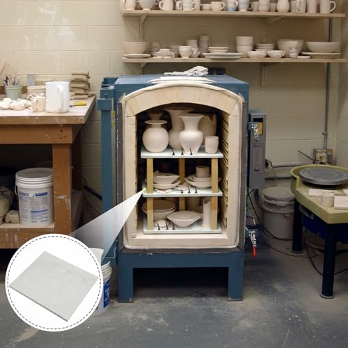 Weysat Square Kiln Shelf for Glass Fusing and Ceramics, Use in Any Kiln(8 x 9 x 0.5 Inch,1250℃)