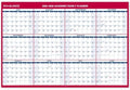 AT-A-GLANCE Erasable Calendar 2025-2026, Dry Erase Wall Planner, 48" x 32", Extra Large, Academic & Regular Year, Double Sided, Horizontal (PM326S28)