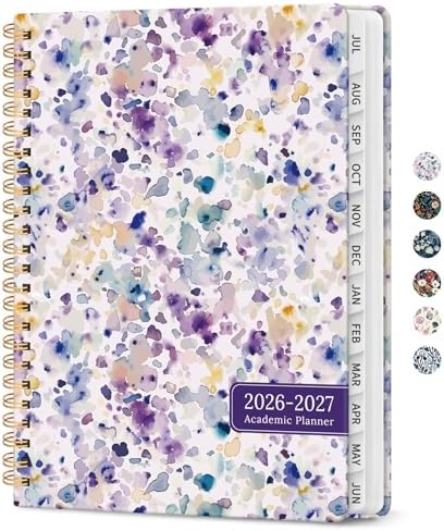 Planner 2026-2027, Monthly & Weekly Jul 2026-Jun 2027 Calendar Planner